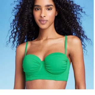 Shade & Shore Green Bikini Top