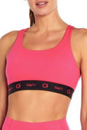 GapFit Racerback Sports Bra Pink