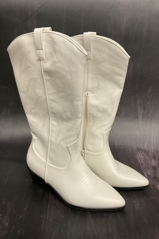 Women’s White Cowgirl Boots