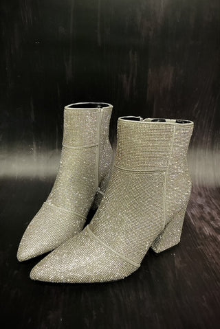 Women’s Silver Sparkle Boots