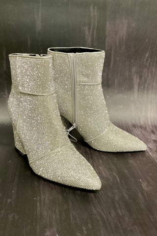 Women’s Silver Sparkle Boots