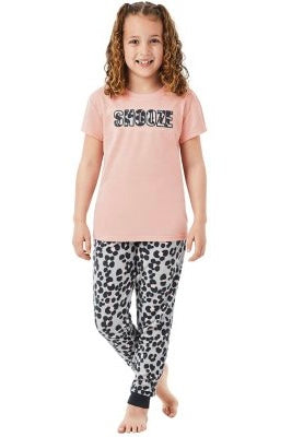 Girls 3 Piece Pajama Set