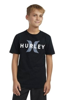 Boys Hurley Tee 2 Pack (Gray & Black)