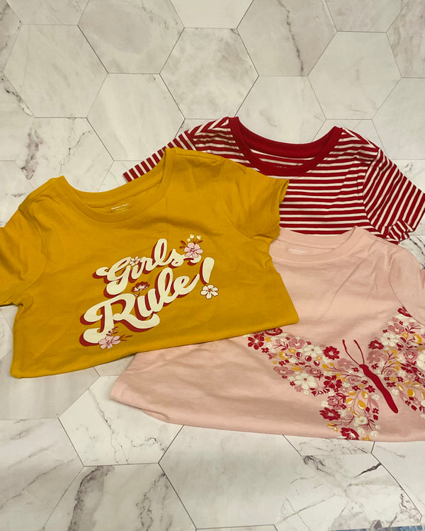 Girls Short Sleeve Tee Set