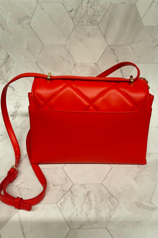 Red Chain Crossbody Purse