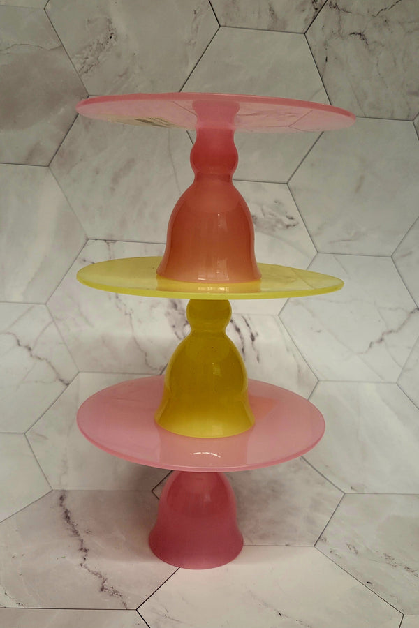 Mini Decor Stands (Yellow or Pink)