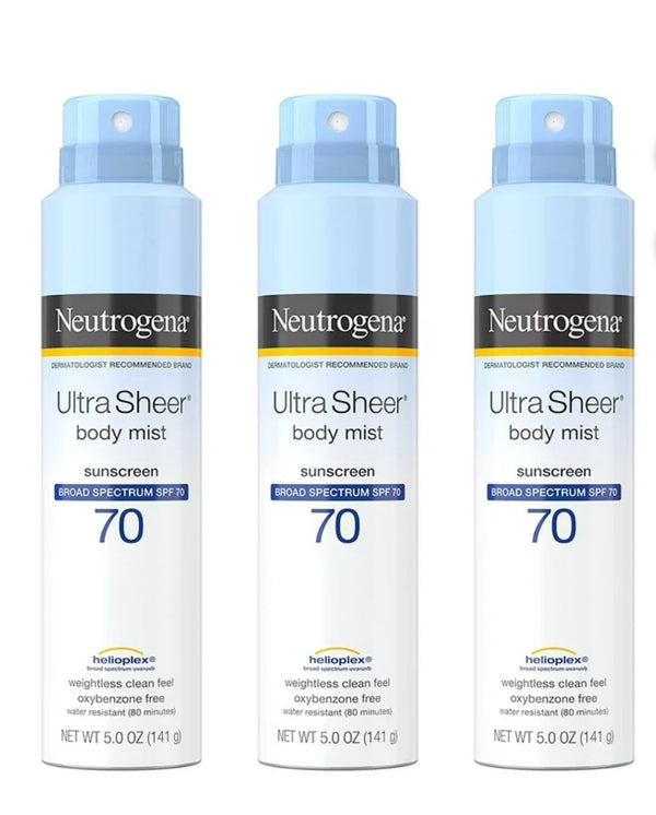 Neutrogena Ultra Sheer Body Mist SPF 70