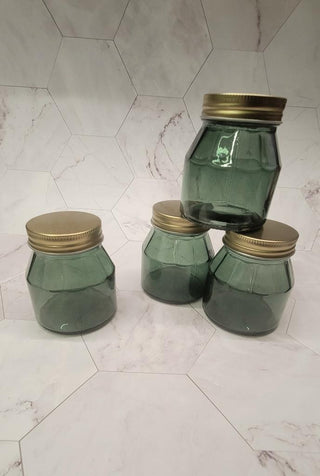Green Jars (4 pack)