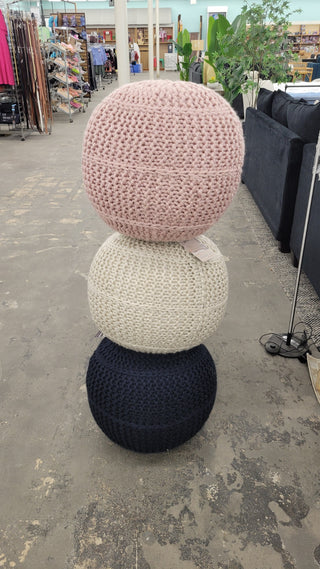 Crochet Pouf