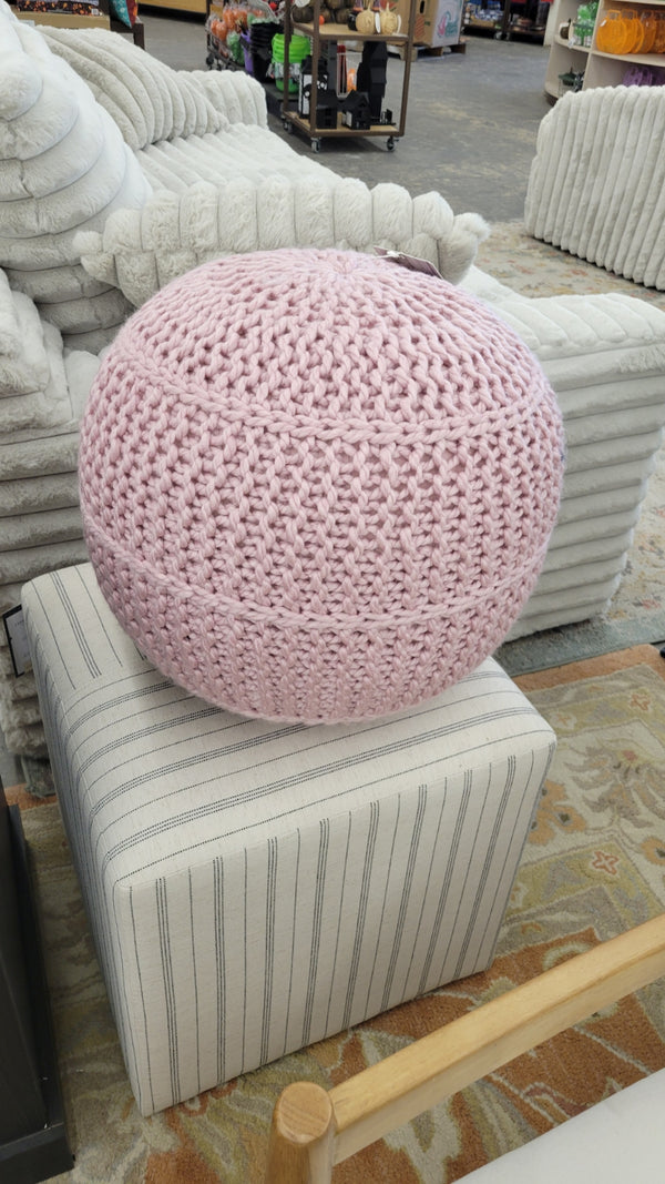 Crochet Pouf