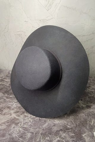 Charcoal Felt Adjustable Hat