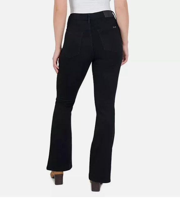 Seven7 Felicity High Rise Black Flare Jean