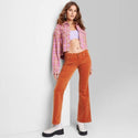 Low-rise Corduroy Flare Pants