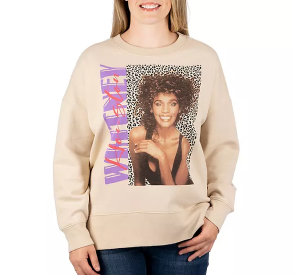 Women's Band Sweatshirt Whitney Houston